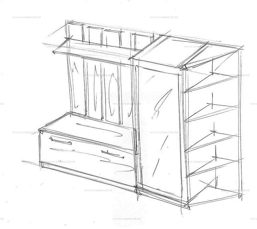 Эскизы Мебели Прихожей