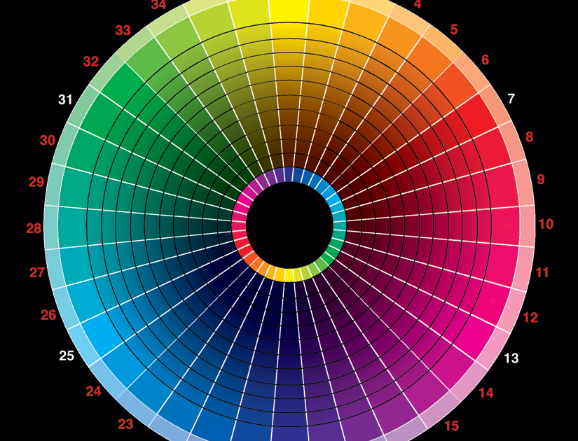 Цветовой круг онлайн по фото
