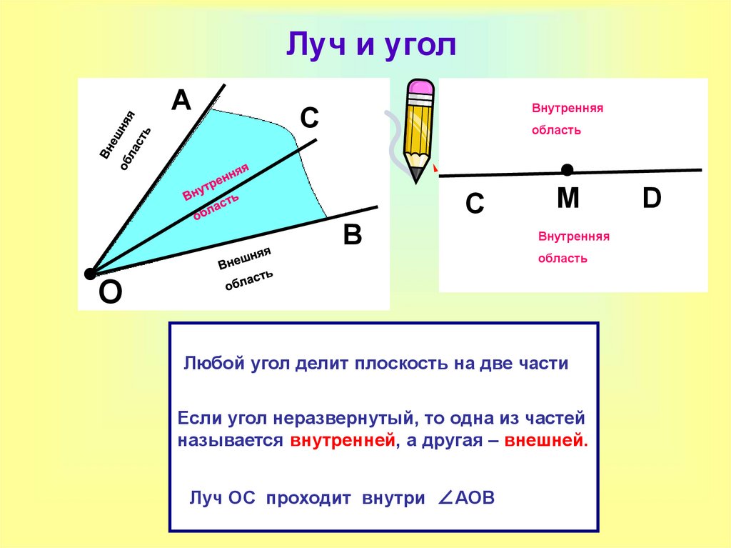 Угол на рисунке разделен на 5 равных углов