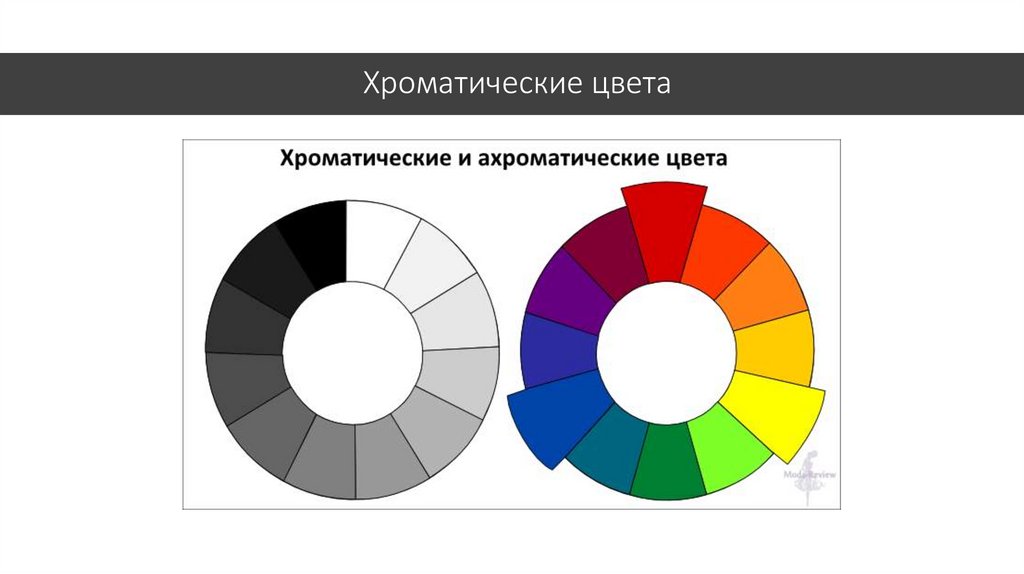 Ахроматические цвета рисунок