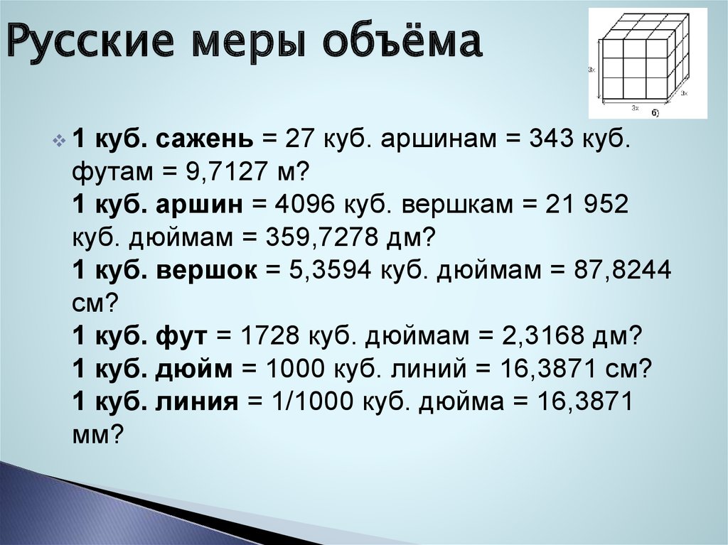 Мера это сколько в литрах на руси картинка