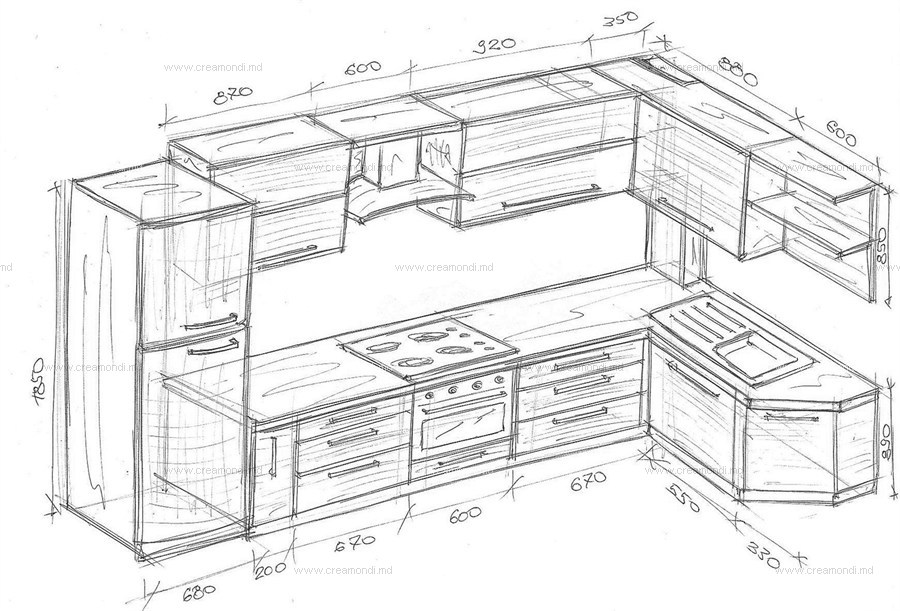 Сделать эскиз кухни онлайн самому