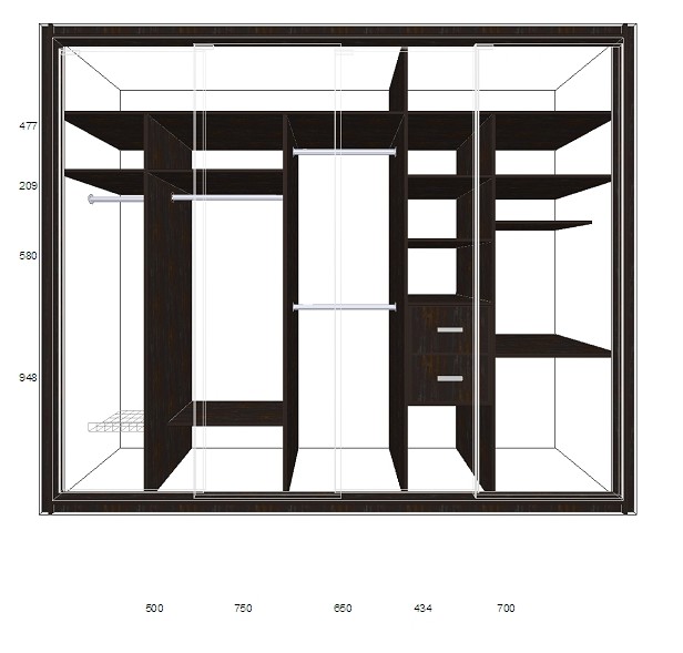 Конструктор шкаф купе программа с размерами