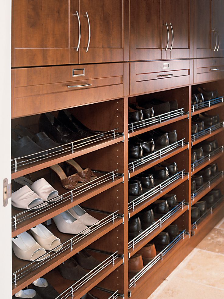 Шкафы для обуви в гардеробную