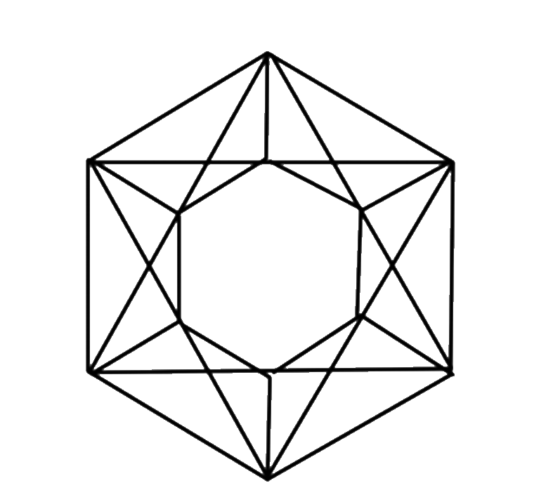 Грани рисунок. Гексагон звезда Давида. Алмаз геометрия. Геометрические шестигранники. Геометрический Кристалл.