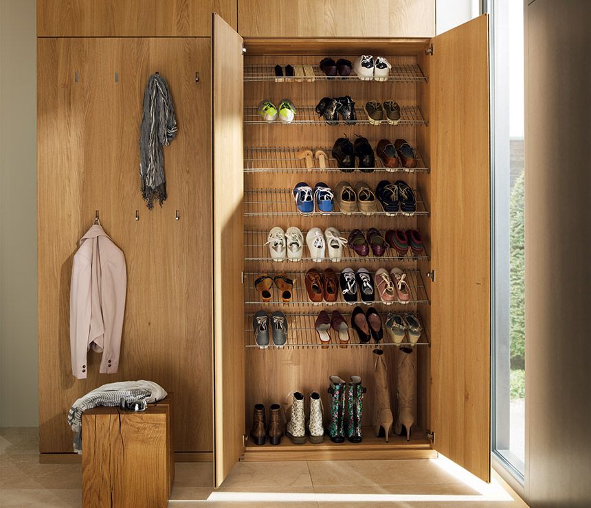 Дизайн шкафа для обуви в прихожую