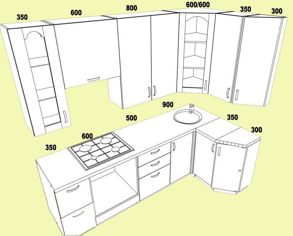 Нарисовать кухню онлайн самостоятельно бесплатно по размерам