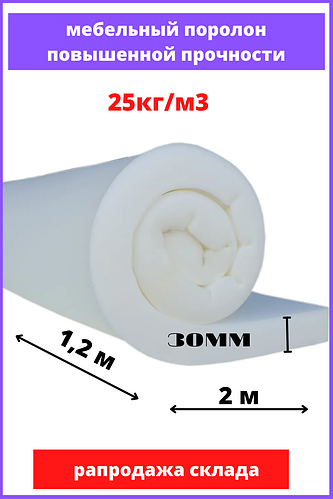 Толщина поролона для мягкой мебели