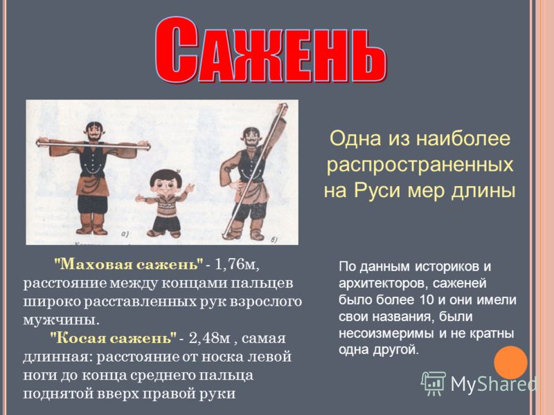 Проект меры длины на руси