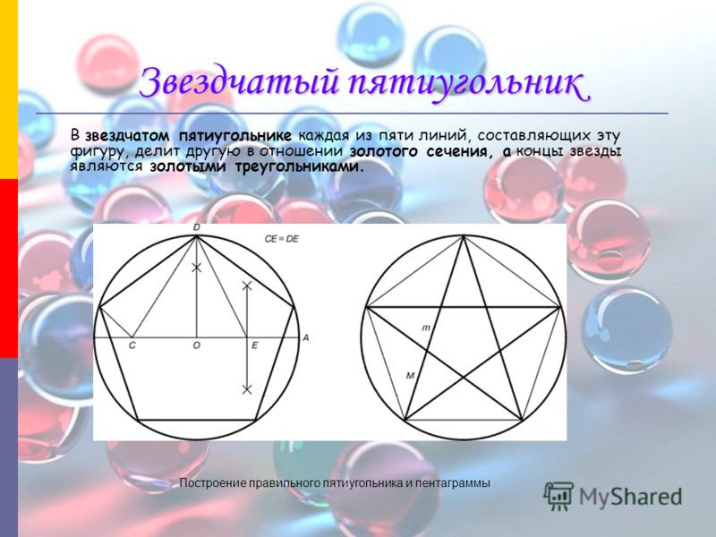 Как нарисовать правильный пятиугольник по клеткам без циркуля