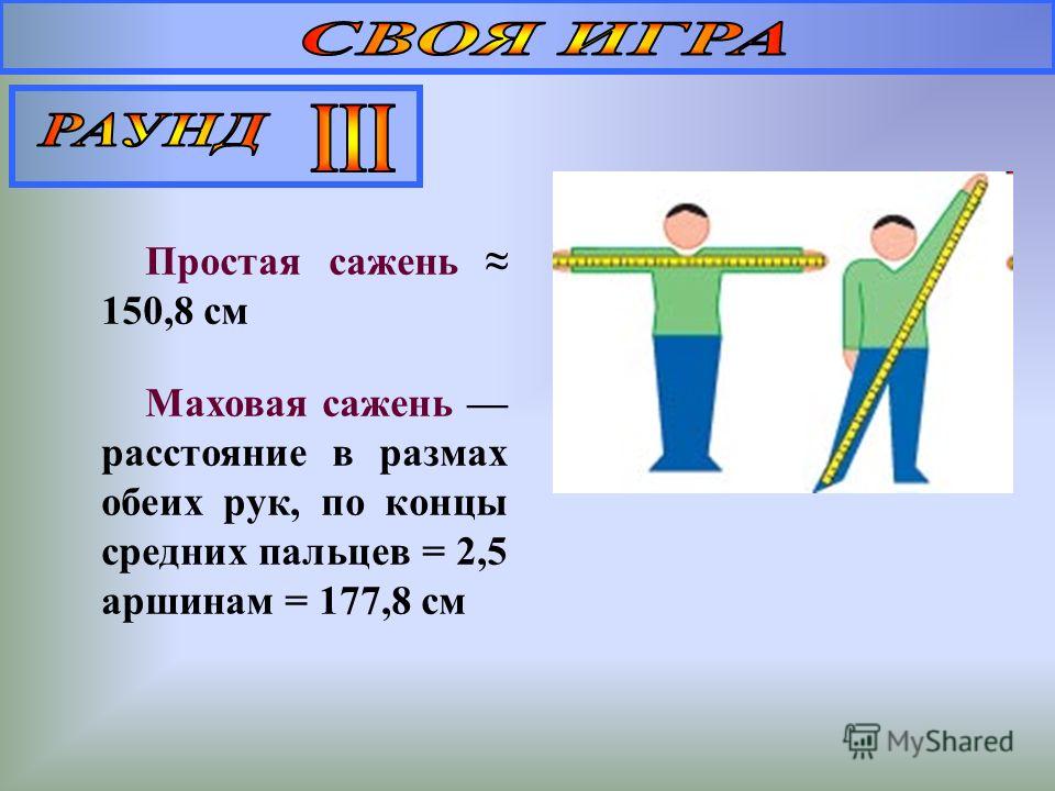 Косая сажень в плечах это сколько в сантиметрах