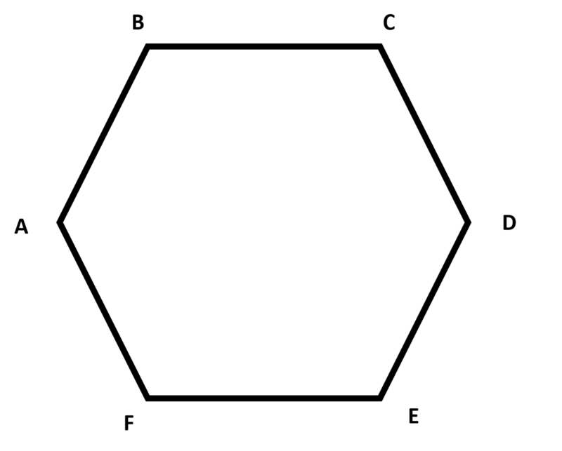 Как рисовать правильный шестиугольник