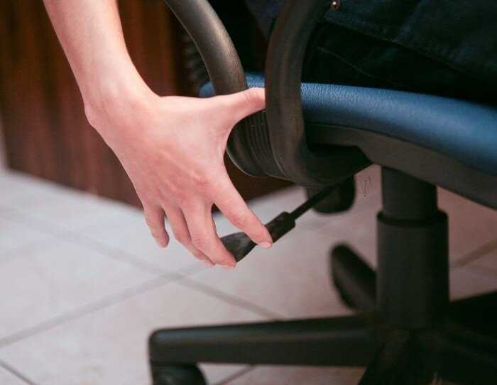 Замена сидения компьютерного кресла