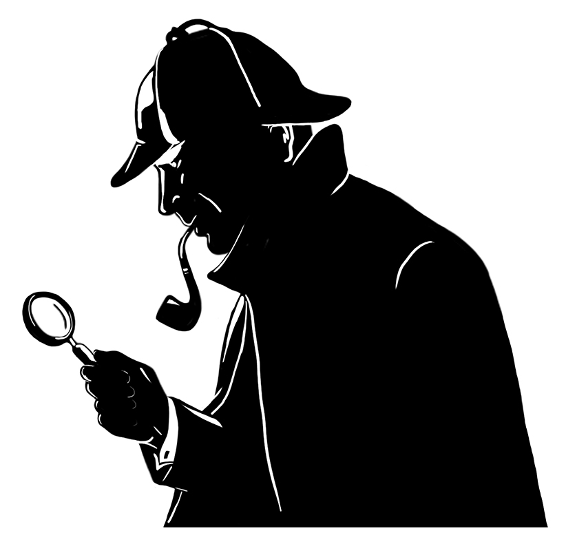 Гениальный детектив. Профиль Шерлока Холмса с трубкой. Трубка Шерлока Холмса рисунок.