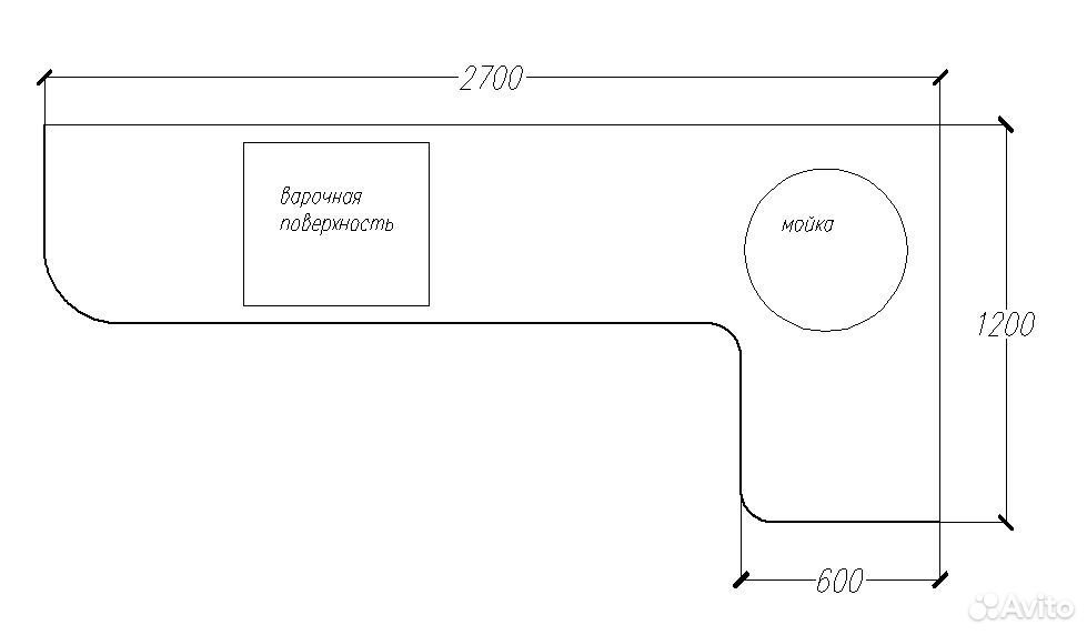 Чертеж столешницы. Чертеж столешницы из искусственного камня. Чертеж угловой столешницы. Схема столешницы из искусственного камня.