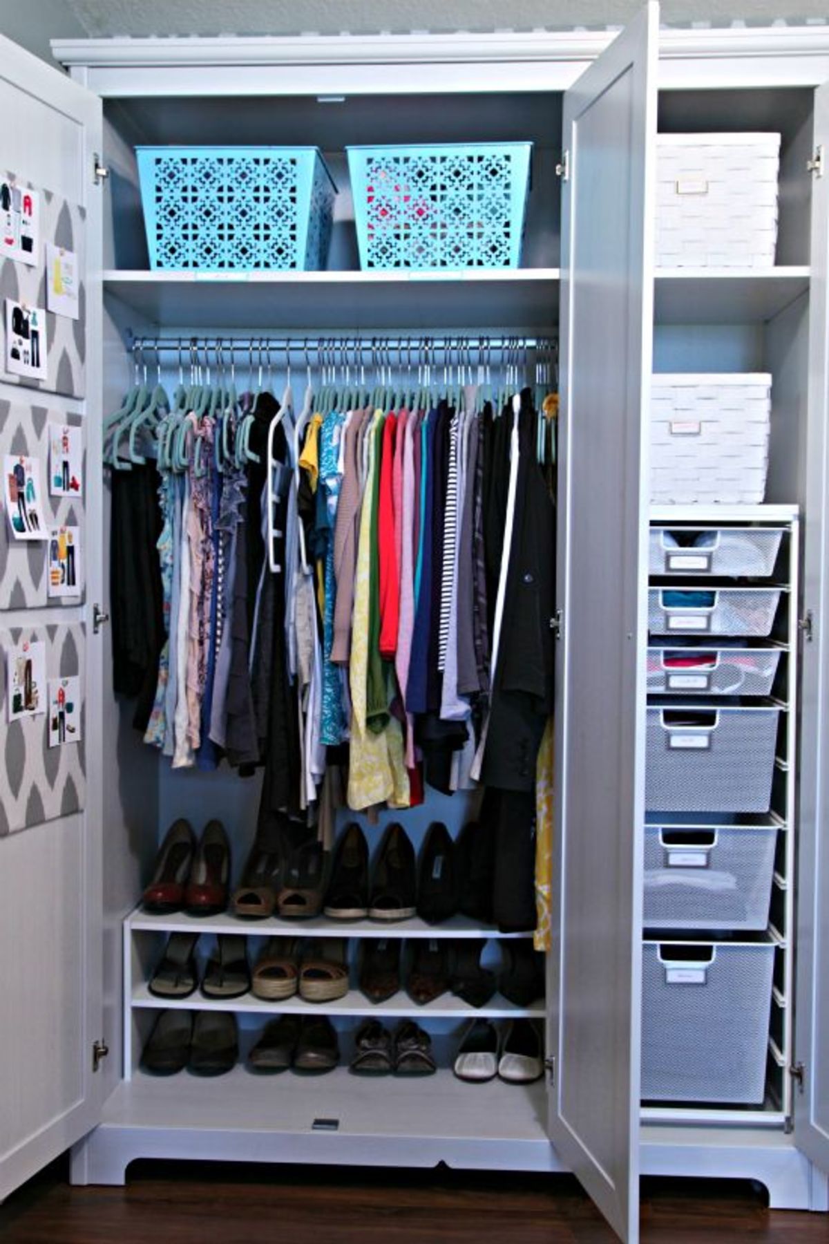 Организация шкафа для одежды