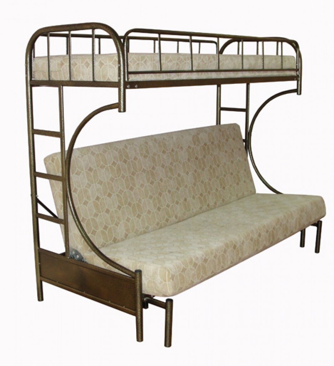 двухъярусная кровать с диваном мадлен 3