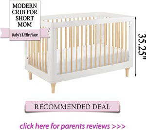 Best cribs for short moms: Babyletto Lolly