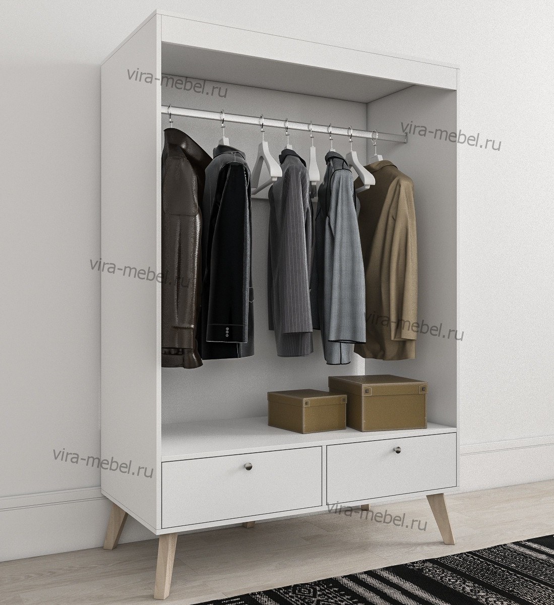 скандинавский шкаф для одежды