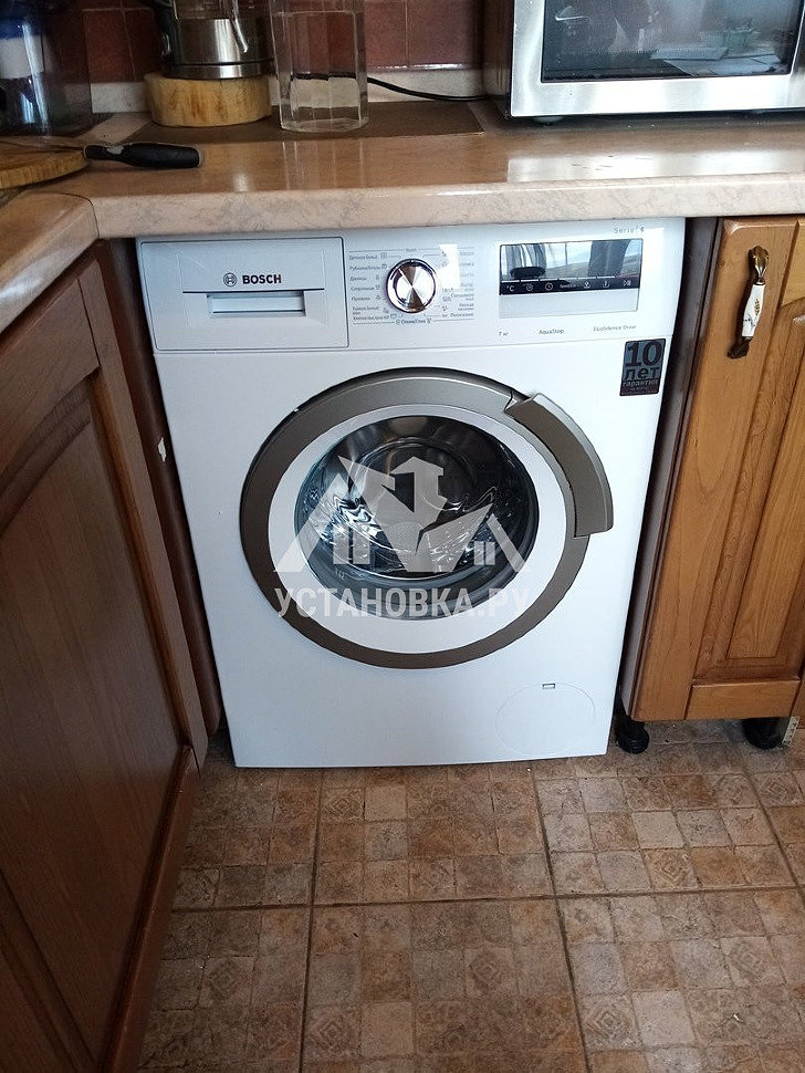 Требования к установке стиральной машины под столешницу