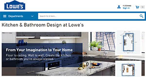 Lowes kitchen and interior design tool