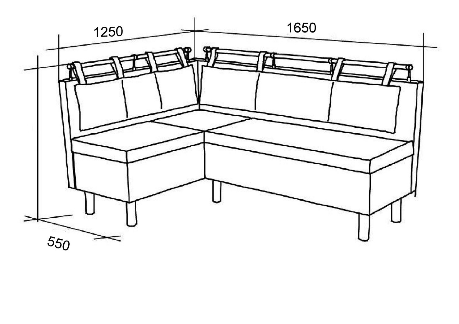 Кухонный диван своими руками чертежи и схемы сборки
