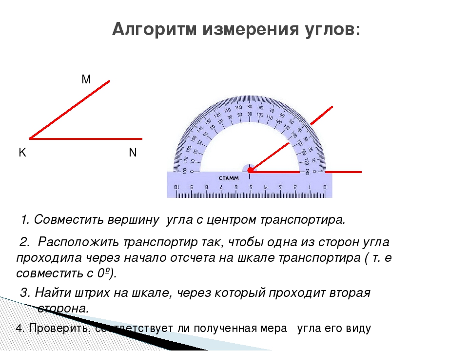 Какие градусные меры составляют пары острых углов. Как мерить транспортиром. Как понять по какой шкале транспортира измерить угол. Как измерить угол транспортиром. Угол 45 градусов на транспортире.