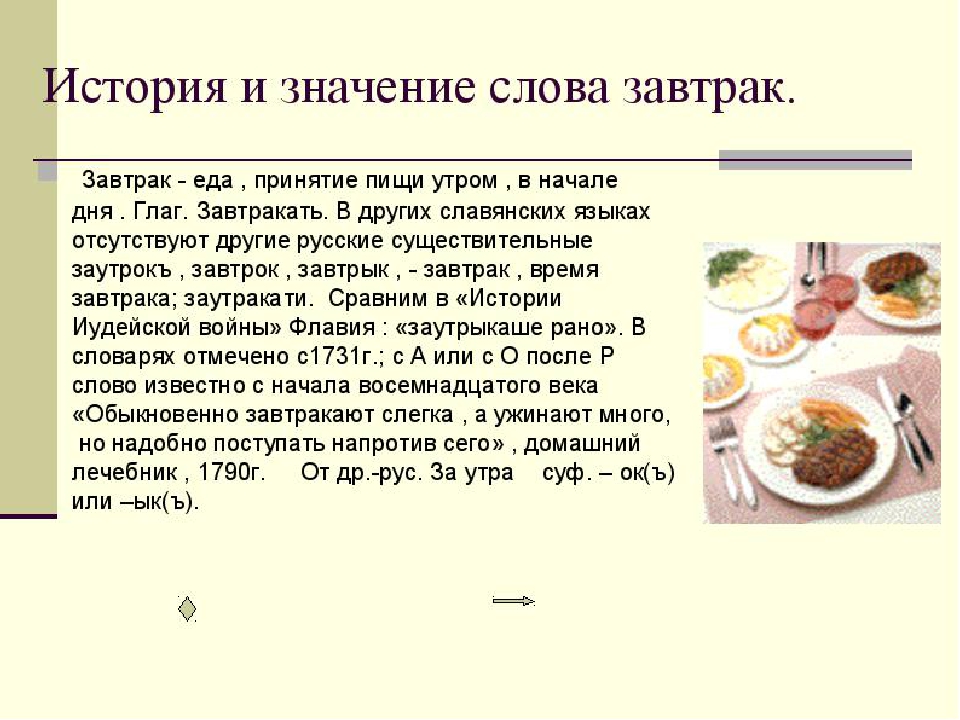 Значение слова утро. Происхождение слова завтрак. История происхождения слова завтрак. Историческая справка завтрак. Рассказ про завтрак.