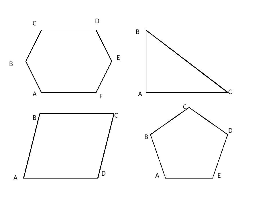 Чертеж четырехугольника. Прямые многоугольники.