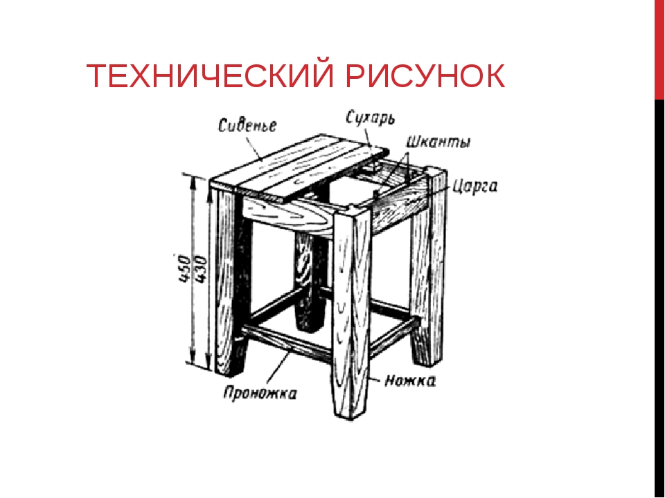 Проект по технологии 7. Табуретка своими руками из дерева чертежи Размеры. Как сделать табуретку чертеж. Как сделать табуретку своими руками чертежи табуретки с размерами. Технологический чертеж табуретки.