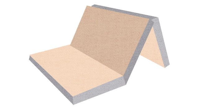 Tri-fold mattress