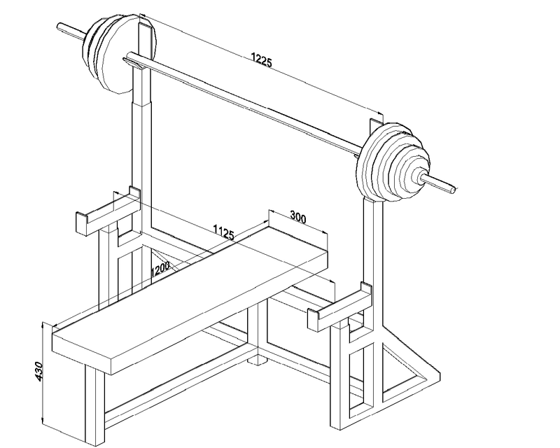 Стойки для штанги своими руками чертежи