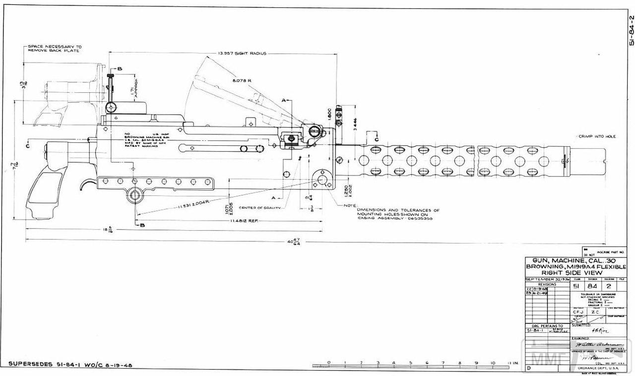 Browning m2 чертеж