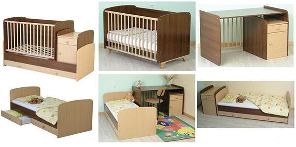 выбор конструкции кроватки детской