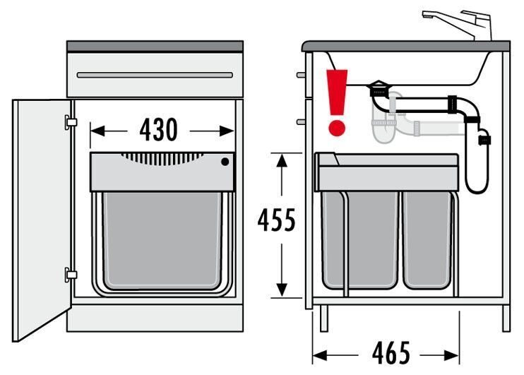 габариты встраиваемой посудомоечной машины