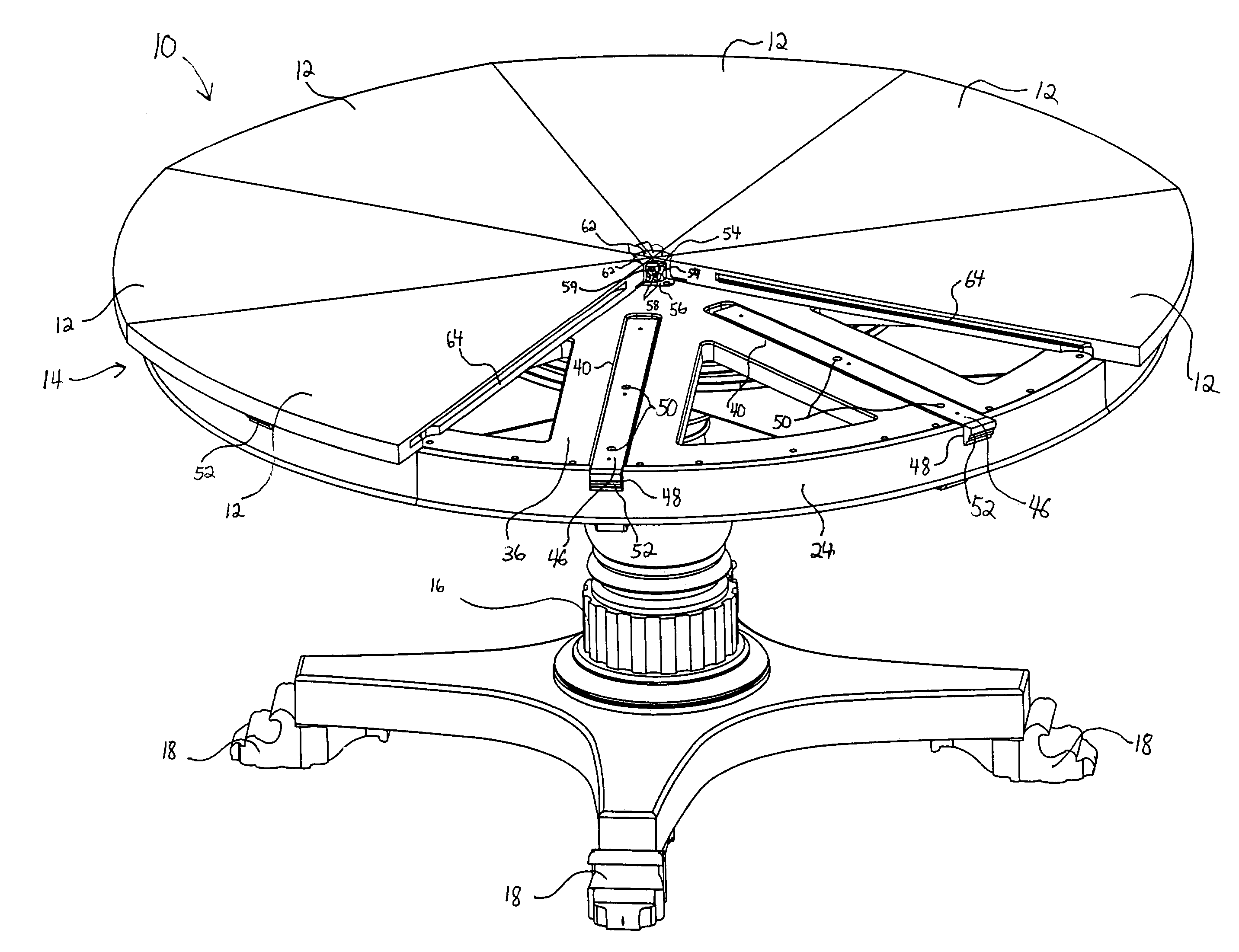 Capstan Table чертеж