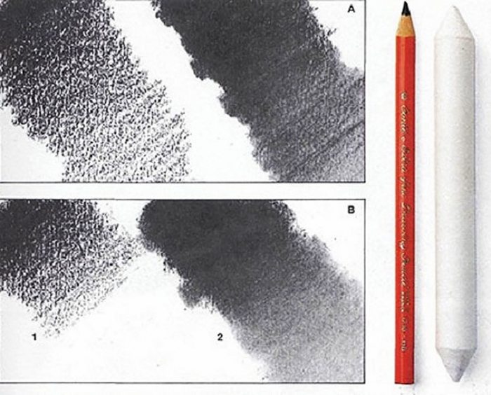 Как правильно растушевать карандаш на рисунке