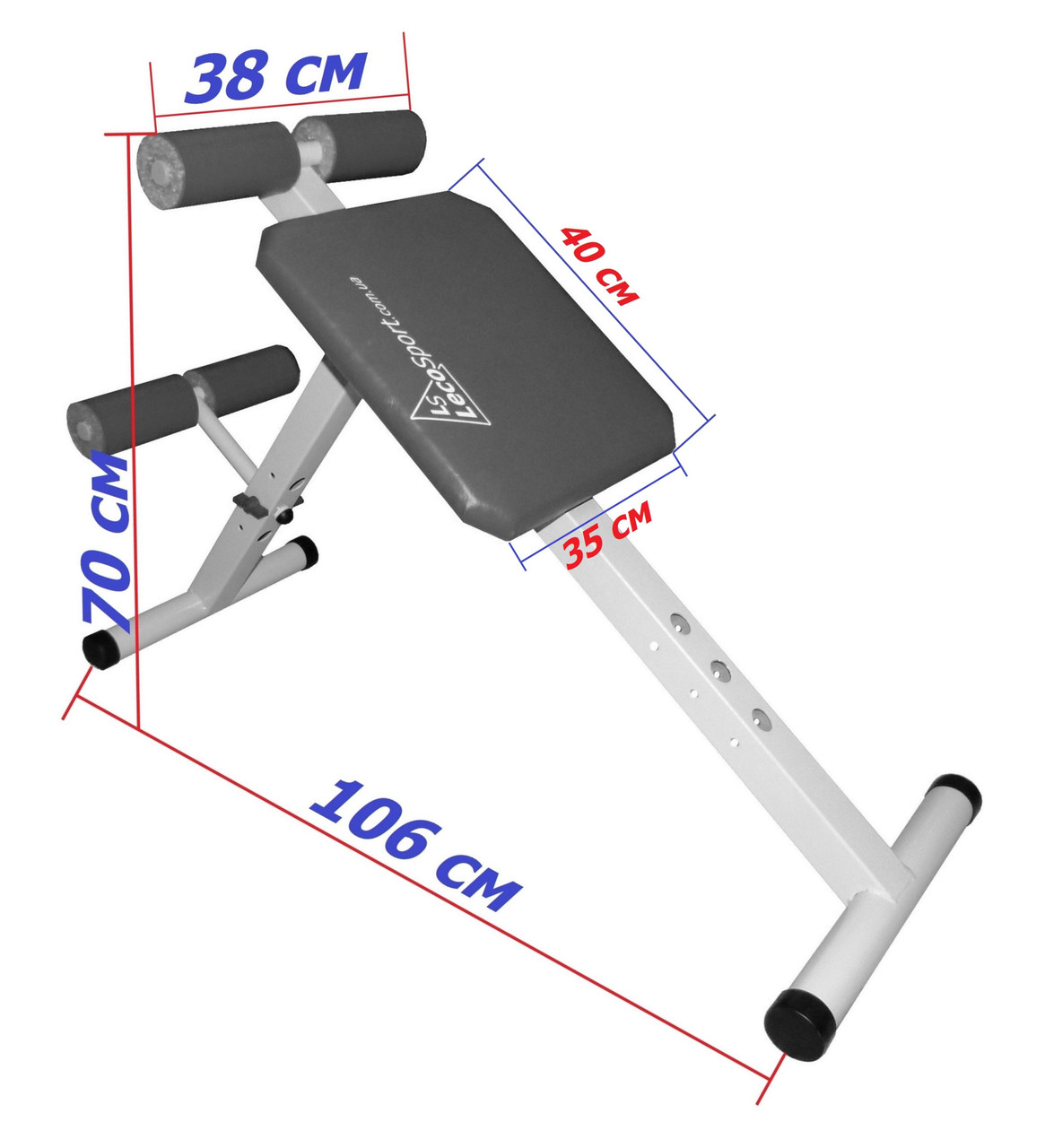 Тренажер гиперэкстензия чертежи и размеры