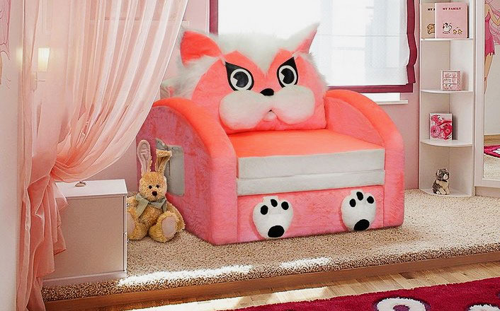 Кресло-кровать для девочки
