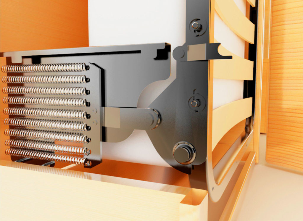 Фото подъёмного механизма откидной шкаф-кровати