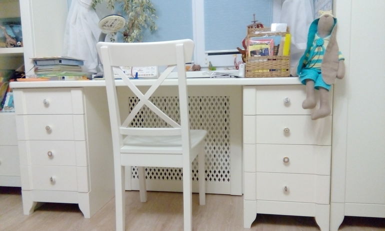 Белая мебель для детской комнаты впишется в любой интерьер