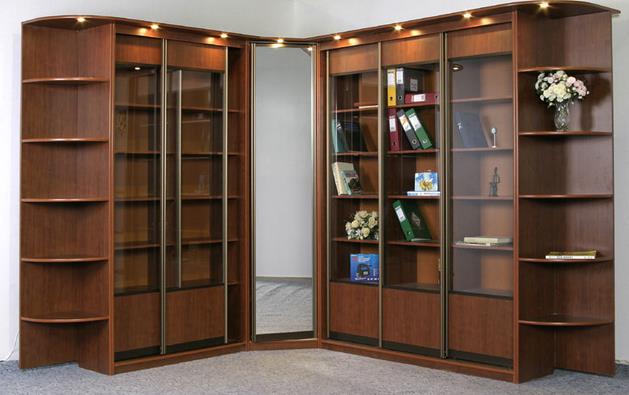 Конструкция книжного шкафа