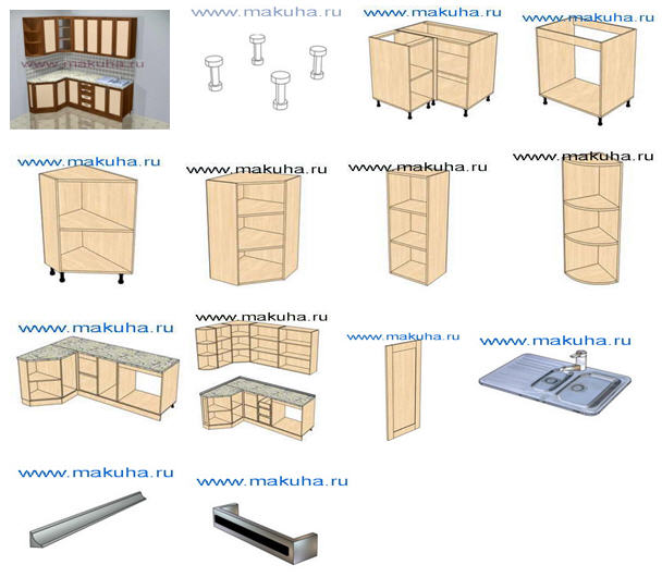 Как собрать магазин. Сборка углового шкафа кухни pro100. Кухонный модуль торцевой. Угол кухонного гарнитура соединение. Сборка угловой секции кухни.