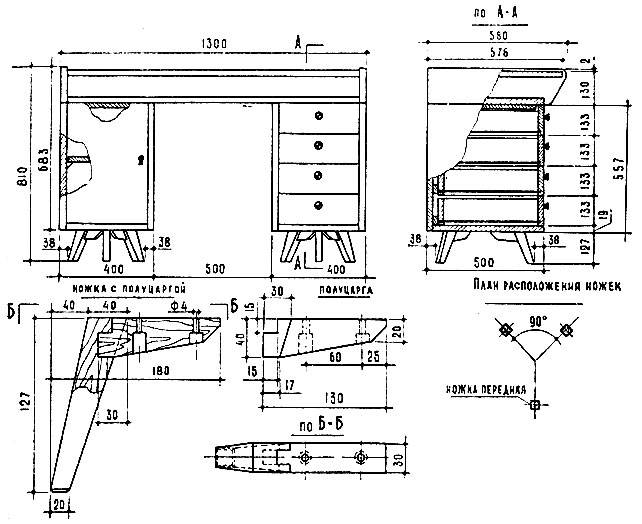 Чертеж для школьника. Сборочный чертеж письменного стола. Чертеж письменного двухтумбового стола. Стол двухтумбовый чертеж с размерами и деталировкой. Прививочный стол чертеж.