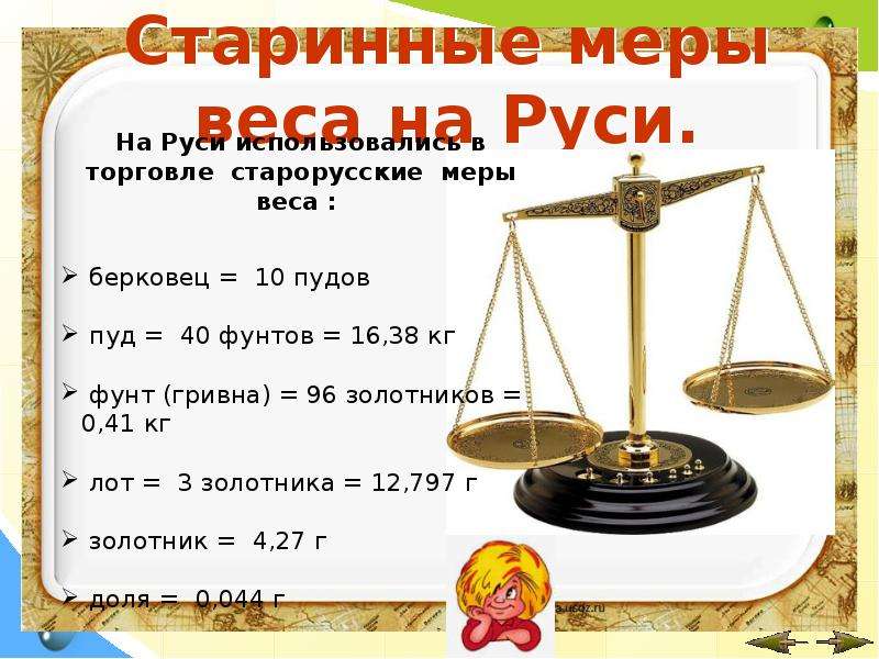 Старинные меры объема презентация