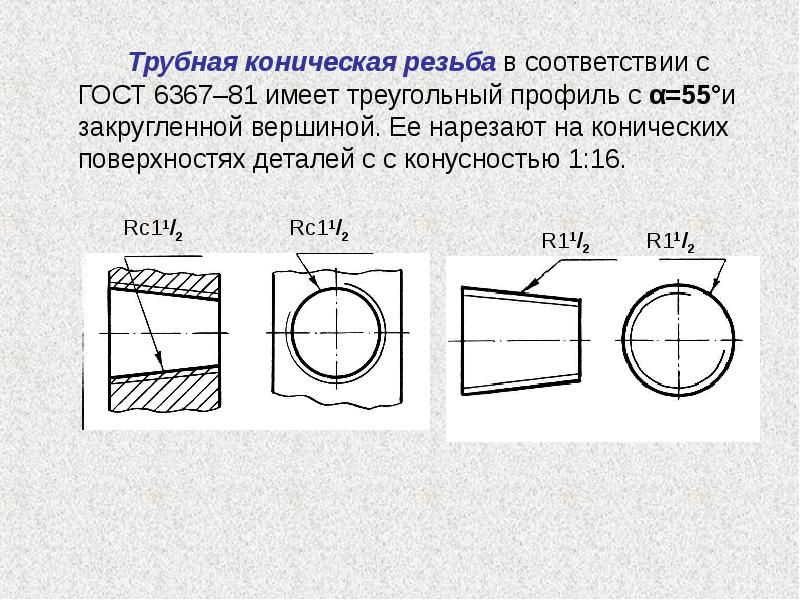 Обозначения 1 4. Трубная цилиндрическая резьба на чертеже. Резьба Трубная коническая RC 1/2. Резьба RC 1/2 диаметр. Стандарты трубной конической резьбы.