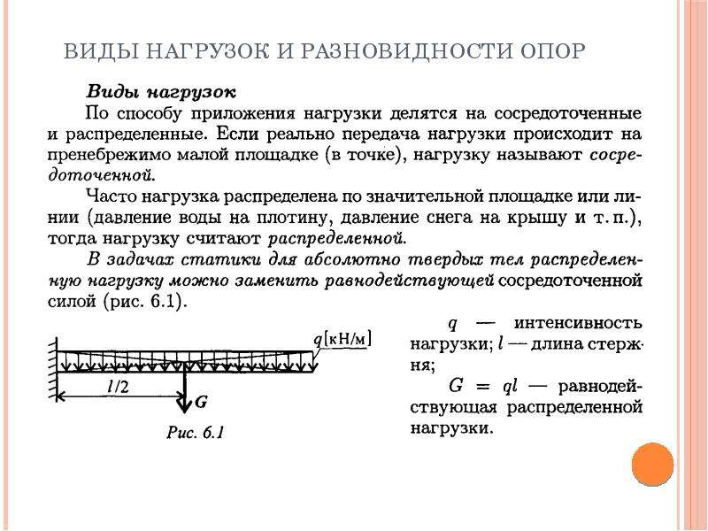 Укажите на каких рисунках распределенная сила правильно заменена сосредоточенной