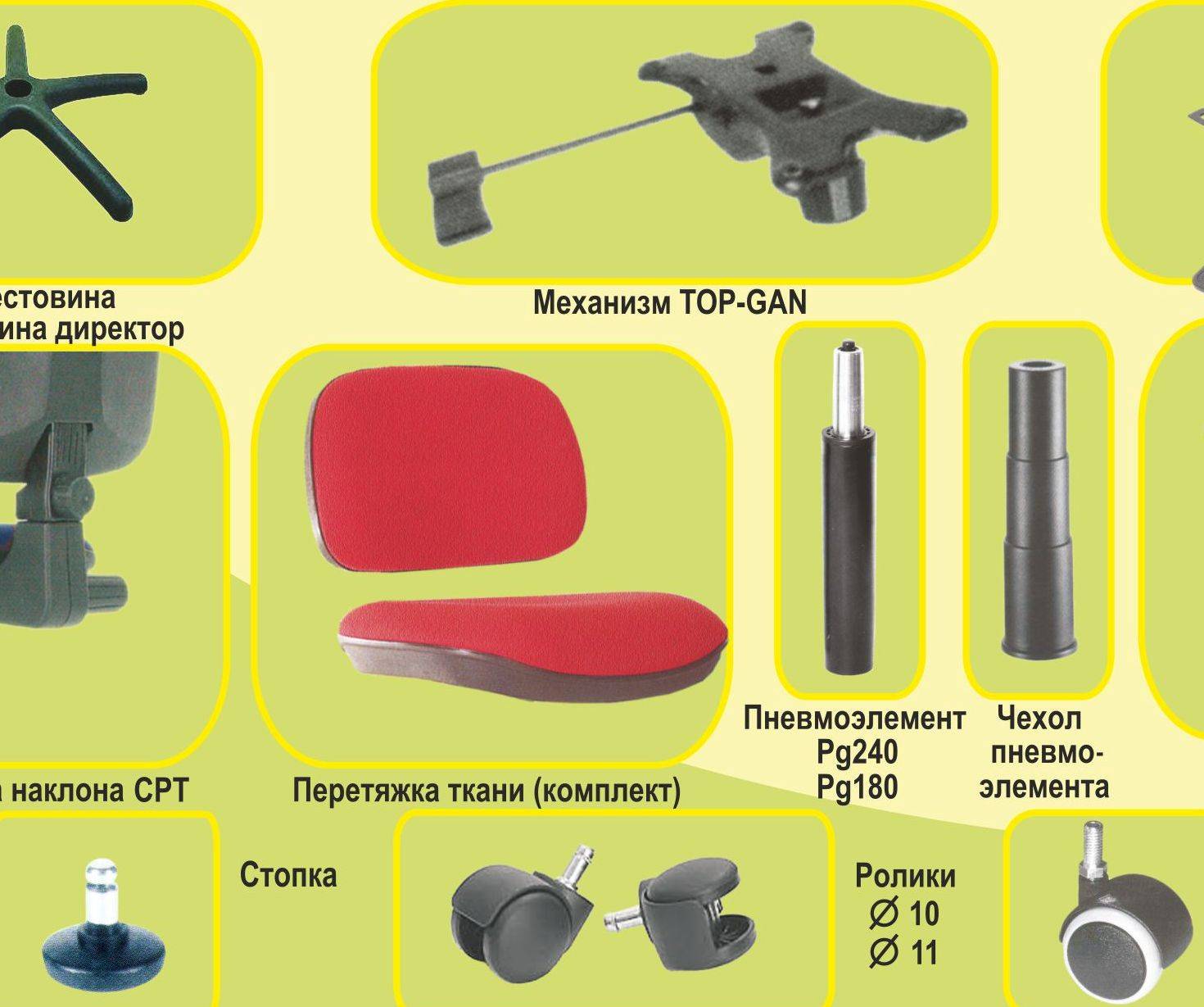 Ремкомплект для офисное кресло h307