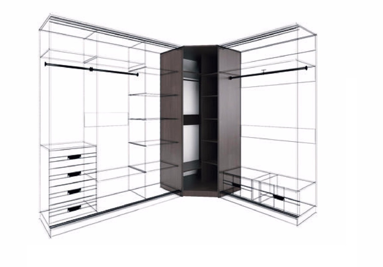 Шкаф внутренний угол. Угловой шкаф-купе Гарант-2ф BMS. Угловой шкаф купе Гарант 2ф. Угловой шкаф купе наполнение. Угловые шкафы купе г-образные.