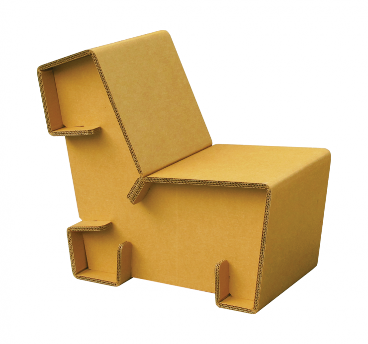 Кукольный стул из картона